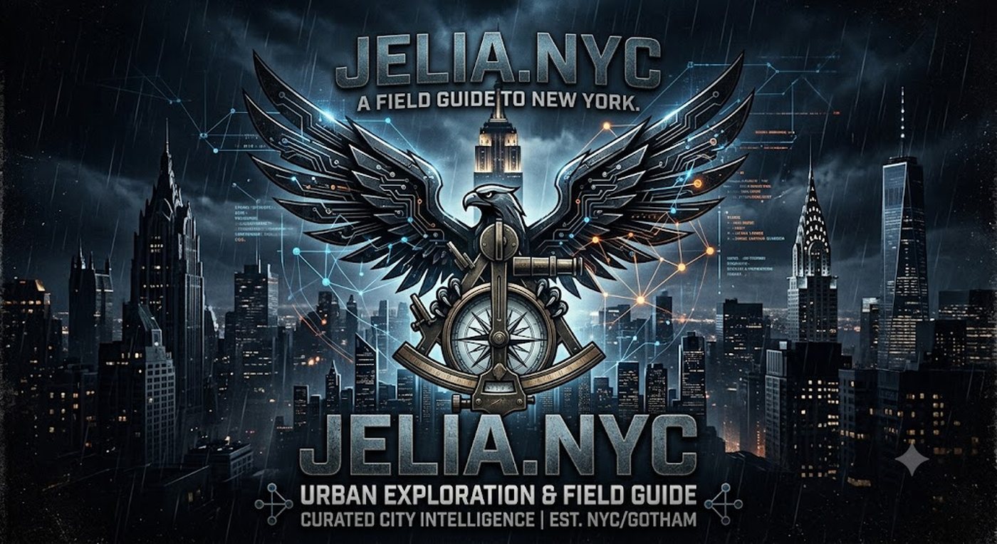 JELIA.NYC — Urban Exploration & Field Guide. Curated city intelligence.